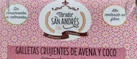 Galletas Crujientes de Avena y Coco