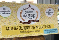 Galletas crujientes avena y coco