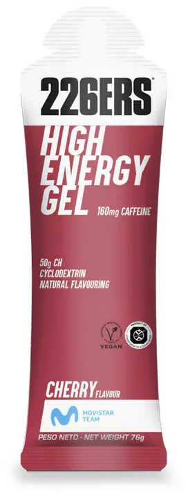 High energy gel cherry