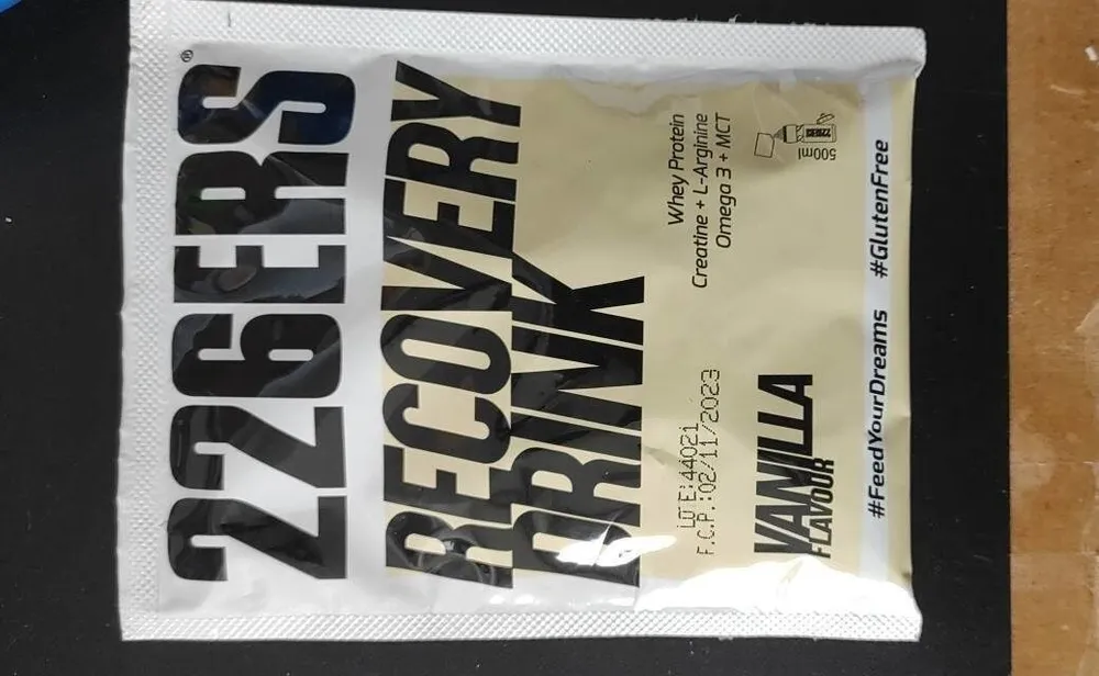 Recovery drink vanilla