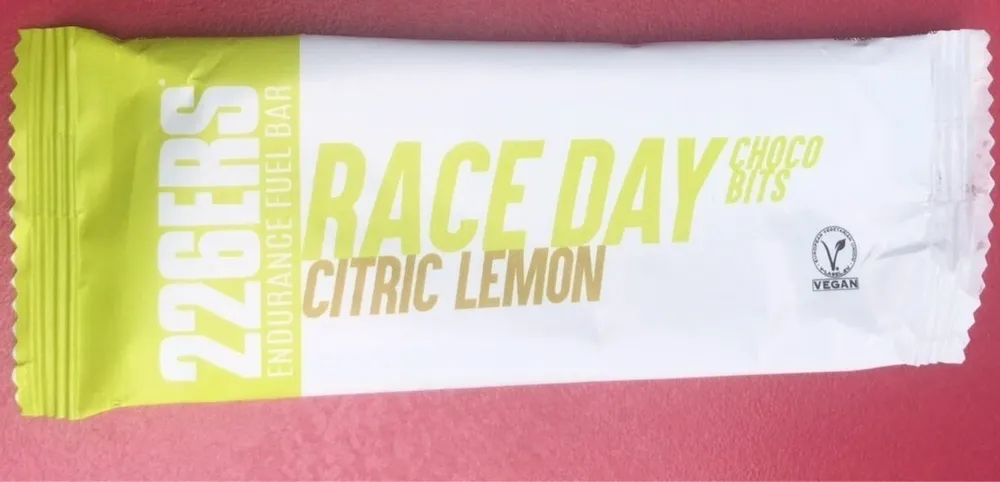 Race day choco bits, citric lemon