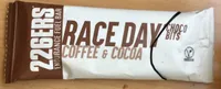 Race day coffee and cocoa, choco bits