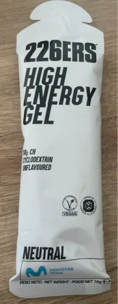 High energy gel
