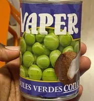 Guandules verdes con coco