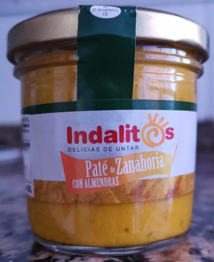 Paté de Zanahorias con almendras