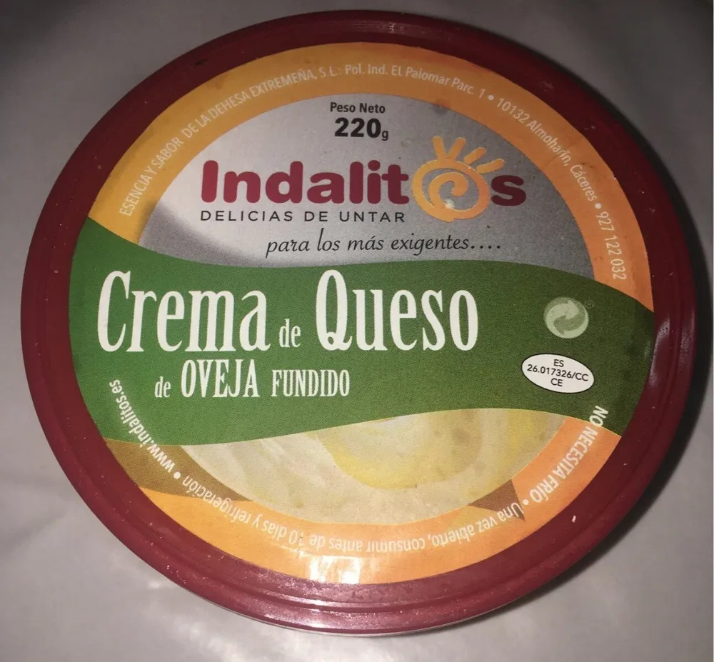 Crema de queso de oveja fundido