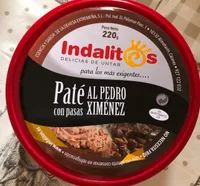 Paté con pasas AL PEDRO XIMÉNEZ