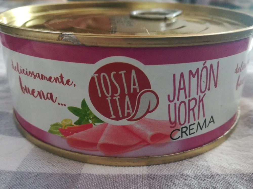 Jamón York crema