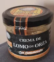 Crema de lomo de orza