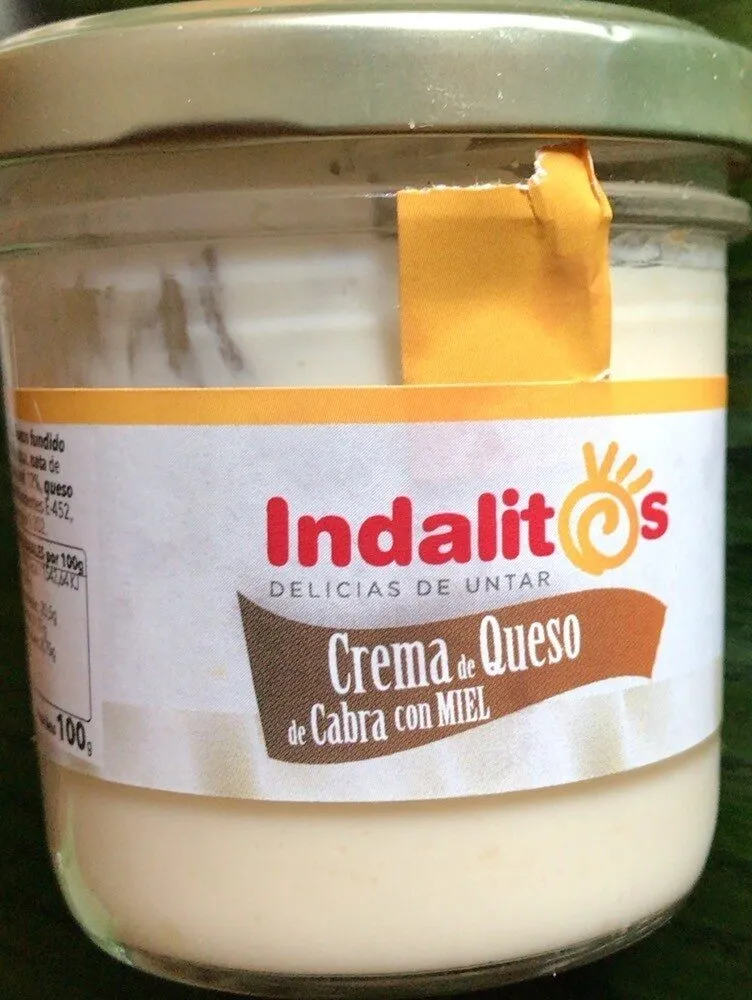 Crema de queso de cabra con miel