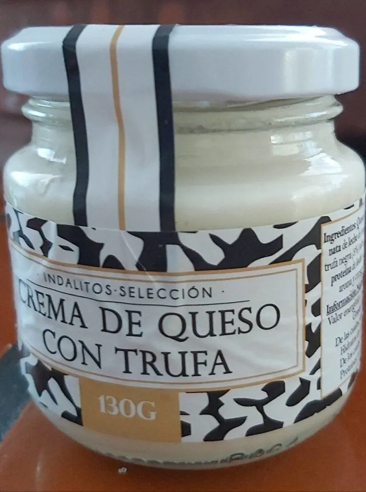Crema queso con trufa