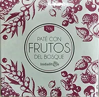 Paté con frutos del bosque