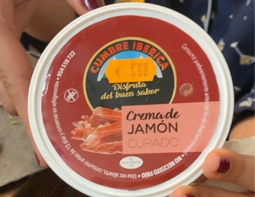 Crema jamón curado