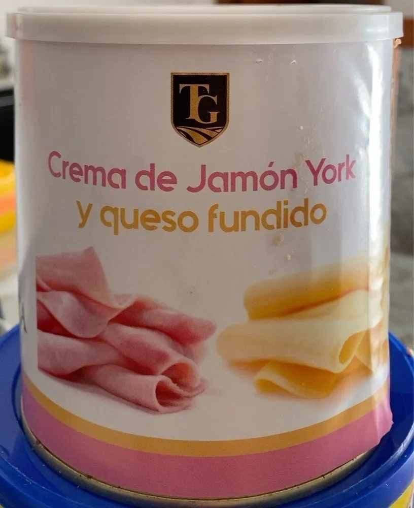 Crema de Jamon York y queso fundido