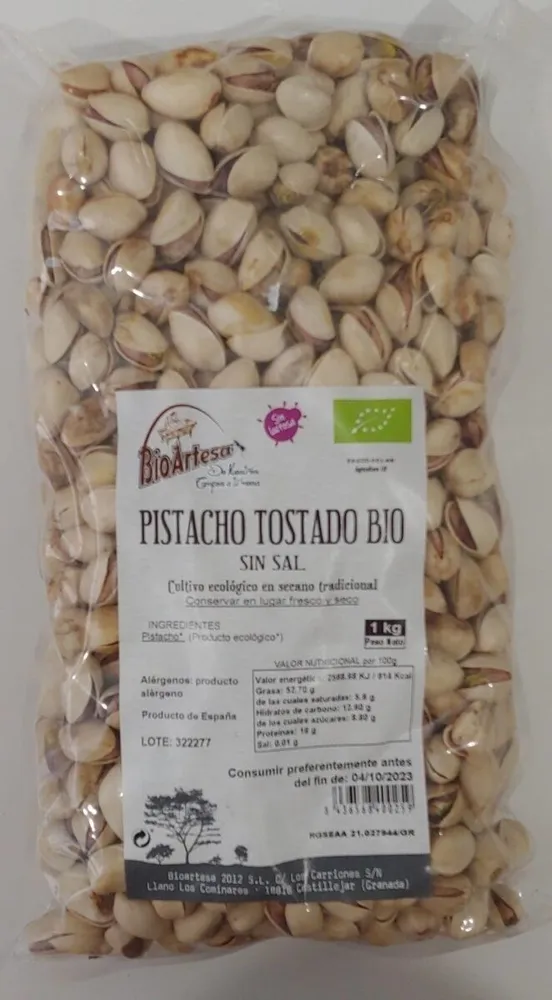 Pistacho Tostado Bio