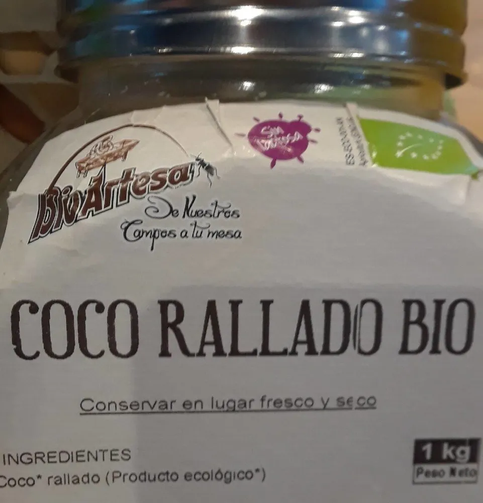 Coco rallado bio