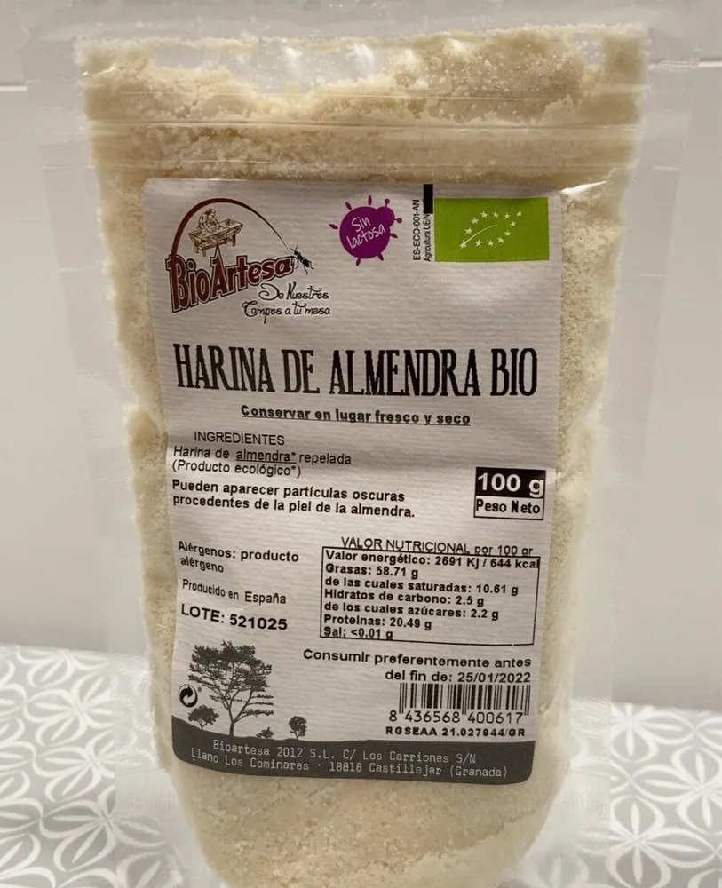 Harina de almendra bio
