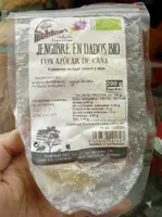 Jengibre en dados bio con azúcar de caña