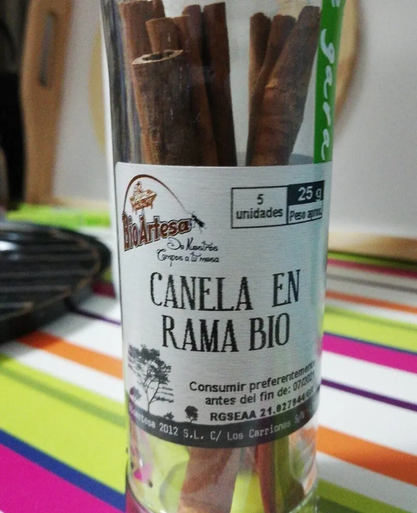 Canela en rama bio