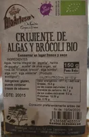 Crujiente de algas y brócoli bio