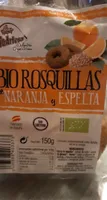 Bio rosquillas de naranja y espelta