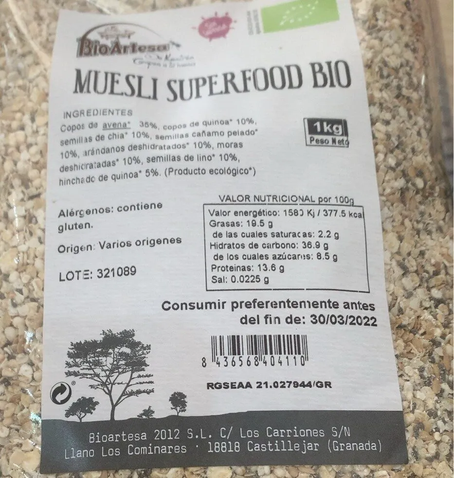 Muesli bio