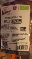 Bizcocho integral Espelta con jengibre