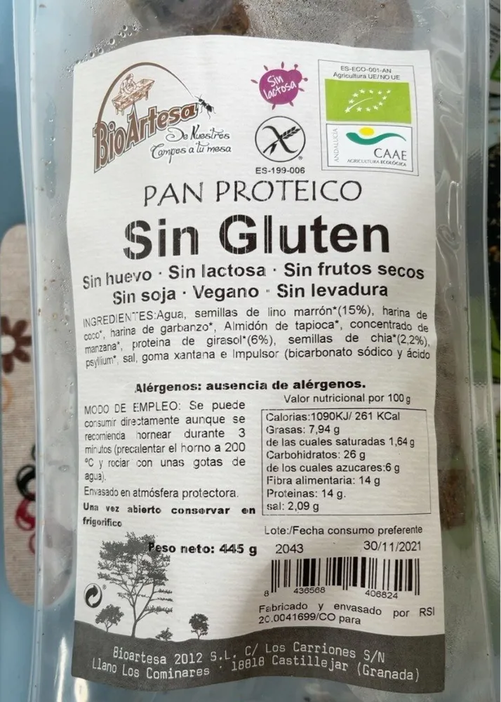 Pan proteico