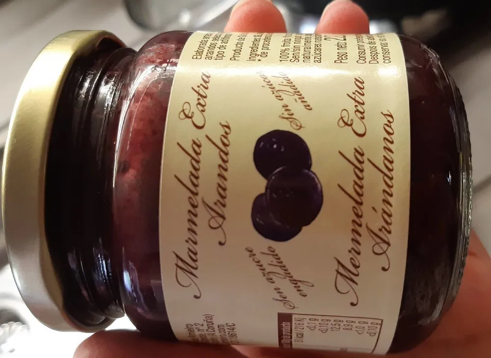 Mermelada extra arándanos