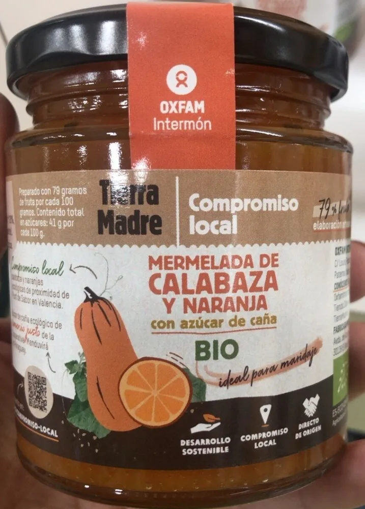Mermelada de calabaza y naranja