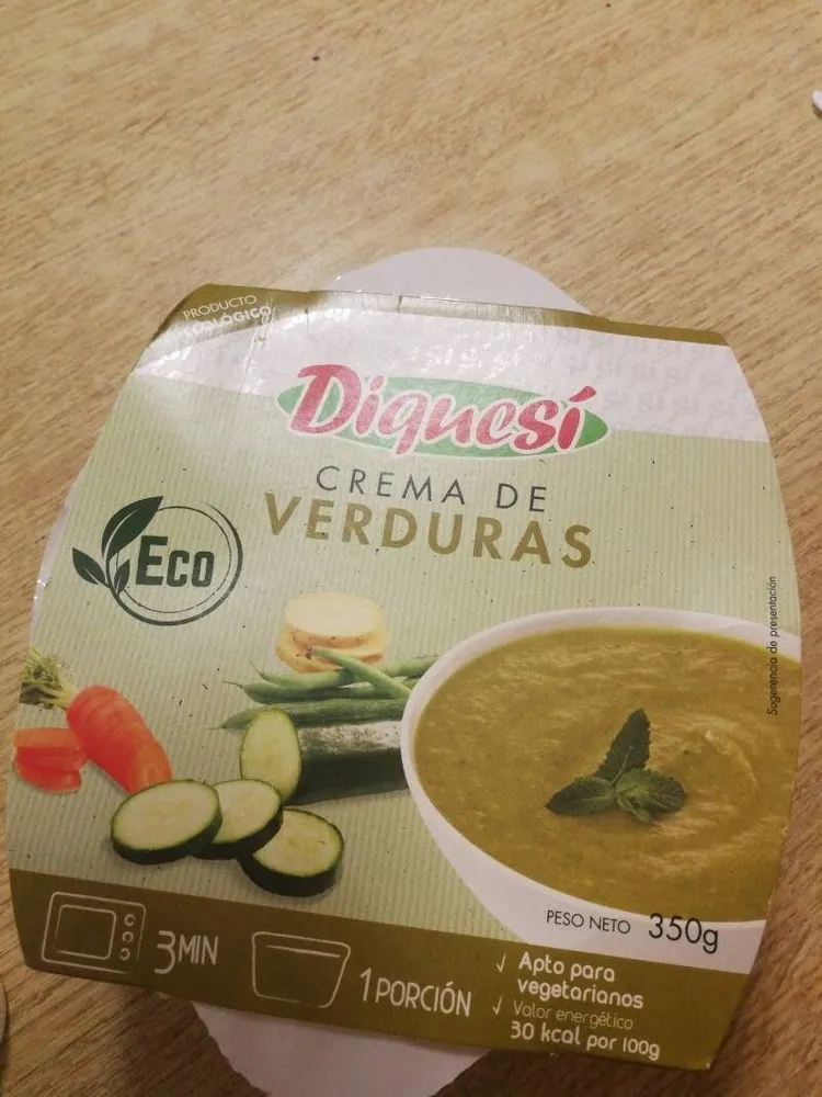 Crema de verduras