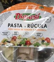 Pasta y rucula