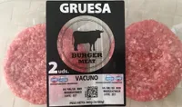 Burguer meat Vacuno gruesa