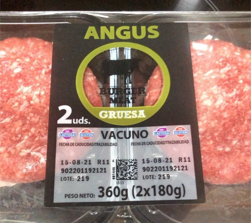 Hamburguesa angus