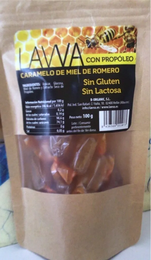 Caramelo de miel de romero