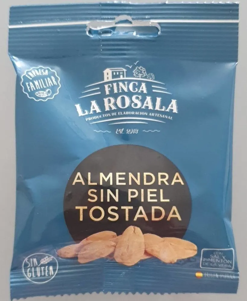 Almendra sin piel tostada