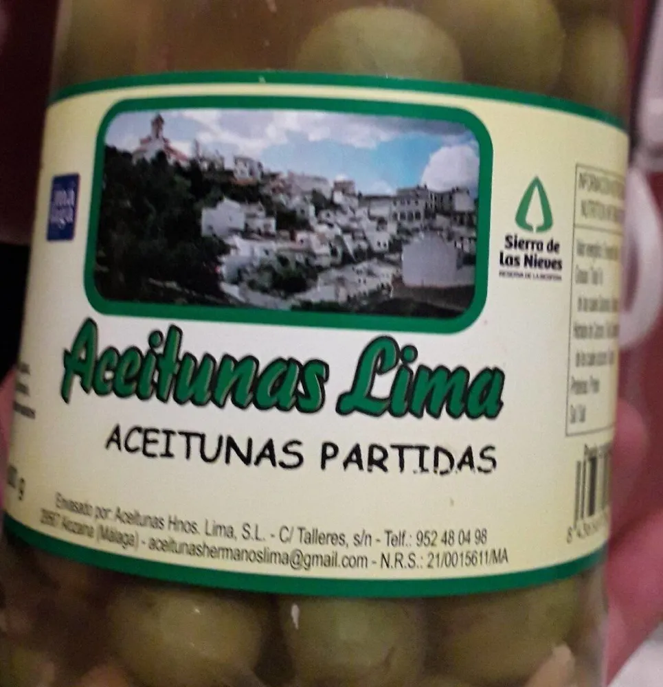 Aceitunas lima