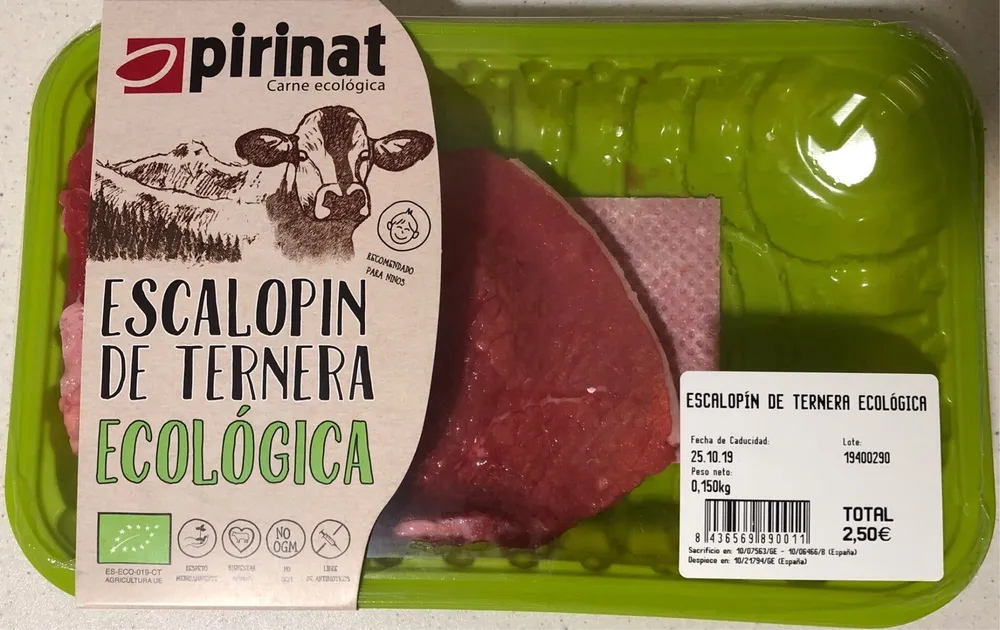 Escalopín ternera
