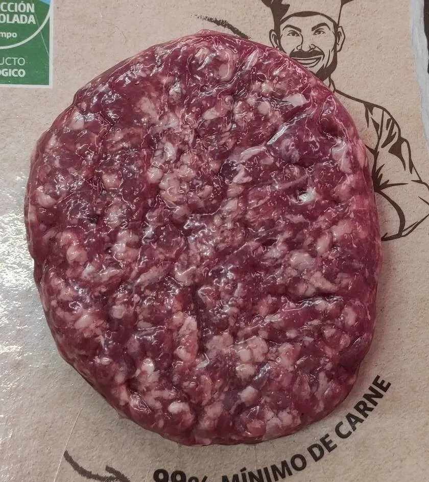 Hamburguesa Ternera y queso de cabra ecológico