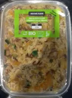 Trío de arroces con verduras teriyaki