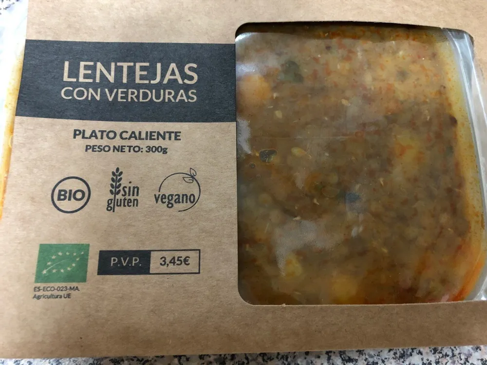 Lentejas con verduras