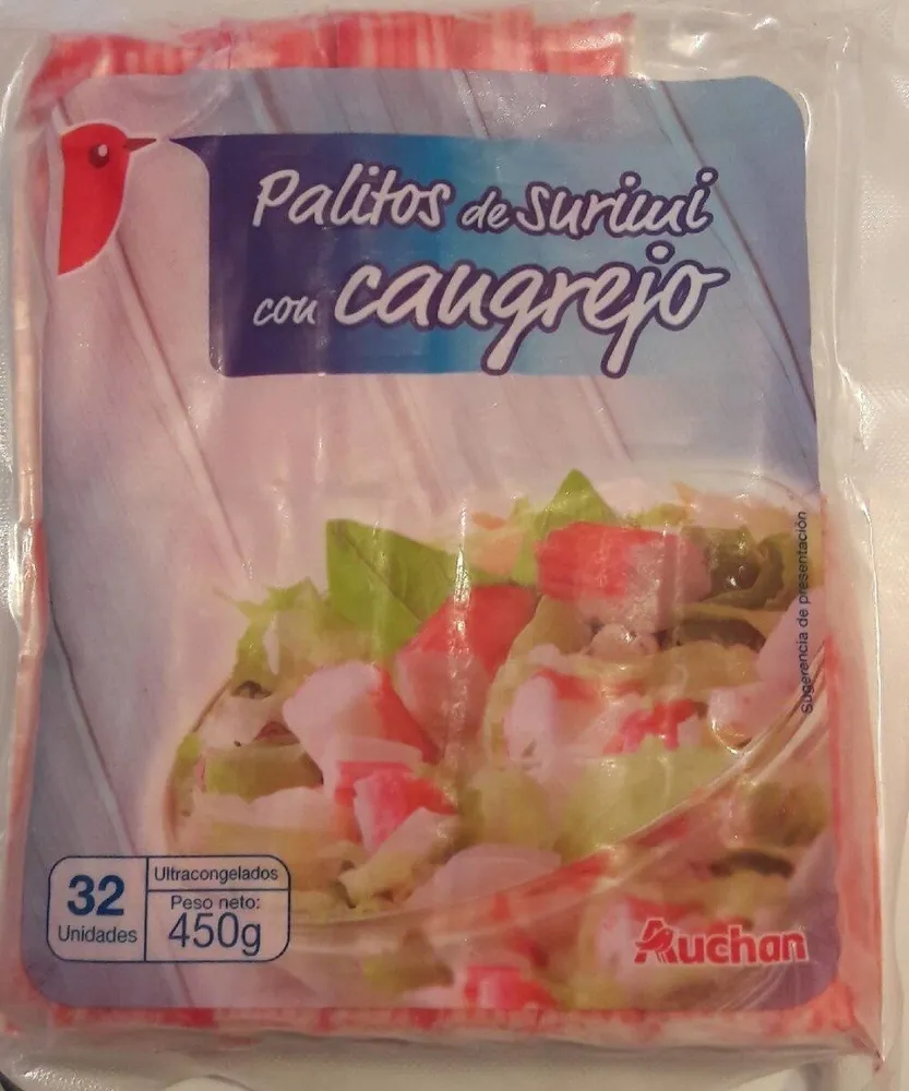 Palitos de surimi con cangrejo