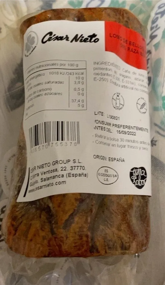 Lomo de bellota iberico