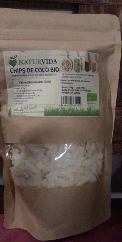 Chips de coco bio