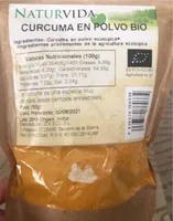 Curcuma en polvo Bio