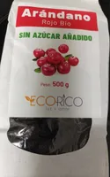Arándano rojo bio sin azúcar añadido