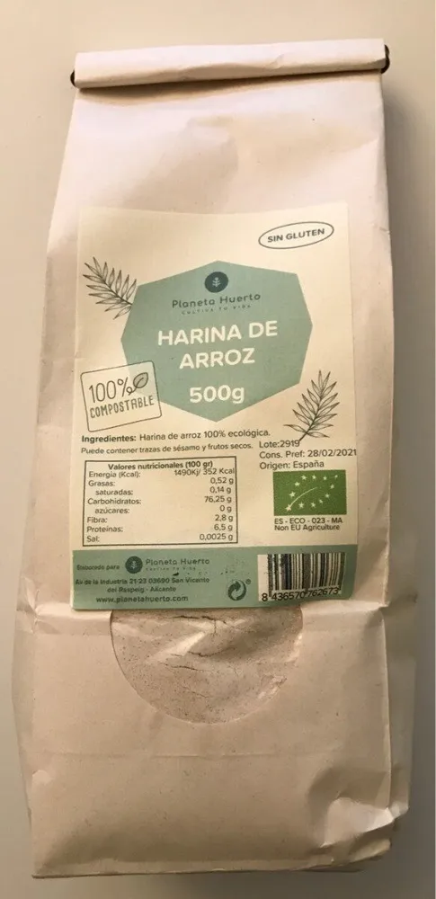 Harina de arroz