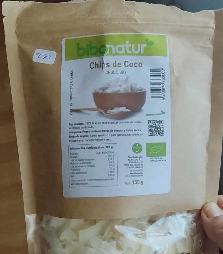 Chips de coco