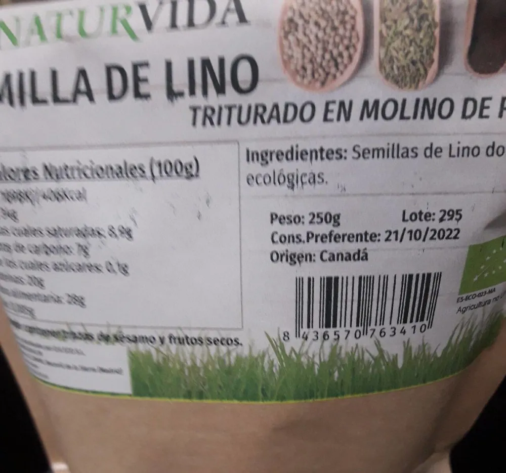 Semilla de lino