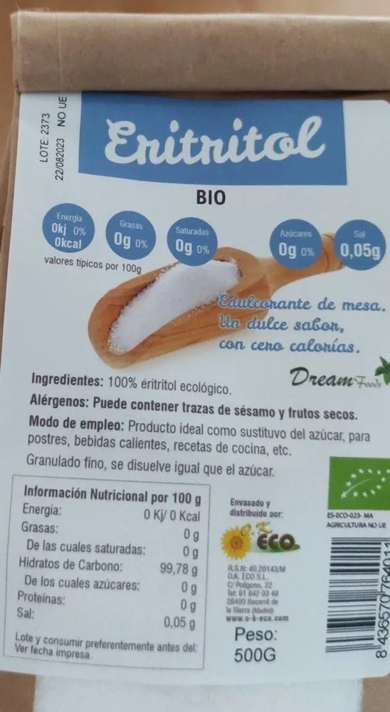 Eritrtol bio